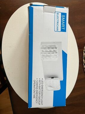 White LED Emergency Light with Dual Heads